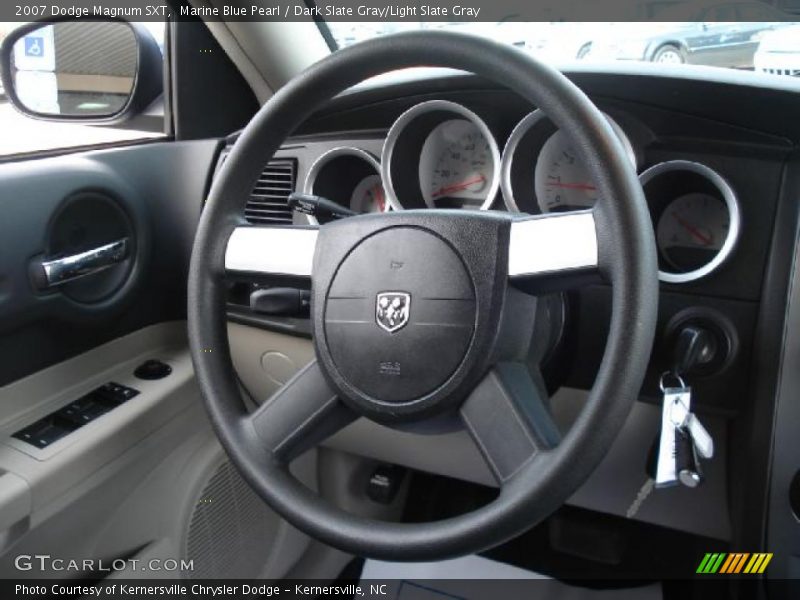 Marine Blue Pearl / Dark Slate Gray/Light Slate Gray 2007 Dodge Magnum SXT
