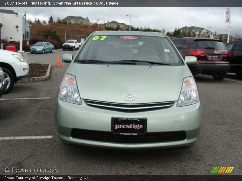 Silver Pine Green Mica / Bisque Beige 2007 Toyota Prius Hybrid