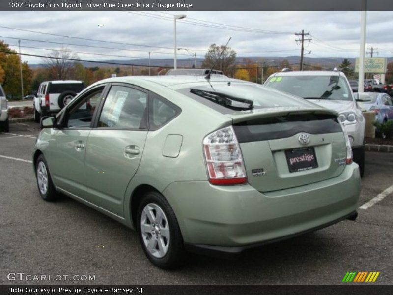 Silver Pine Green Mica / Bisque Beige 2007 Toyota Prius Hybrid