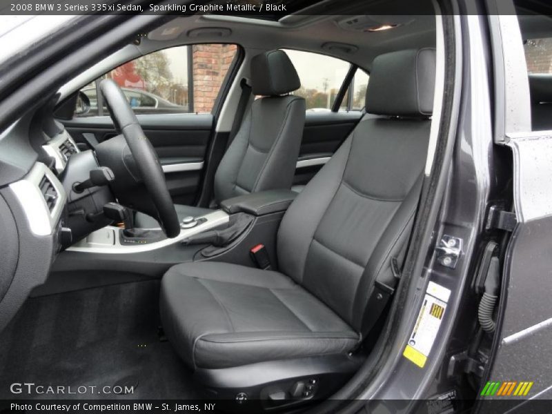  2008 3 Series 335xi Sedan Black Interior