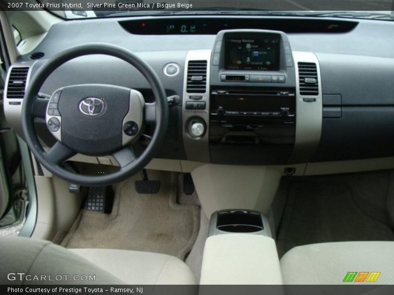 Silver Pine Green Mica / Bisque Beige 2007 Toyota Prius Hybrid
