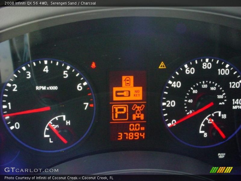 Serengeti Sand / Charcoal 2008 Infiniti QX 56 4WD