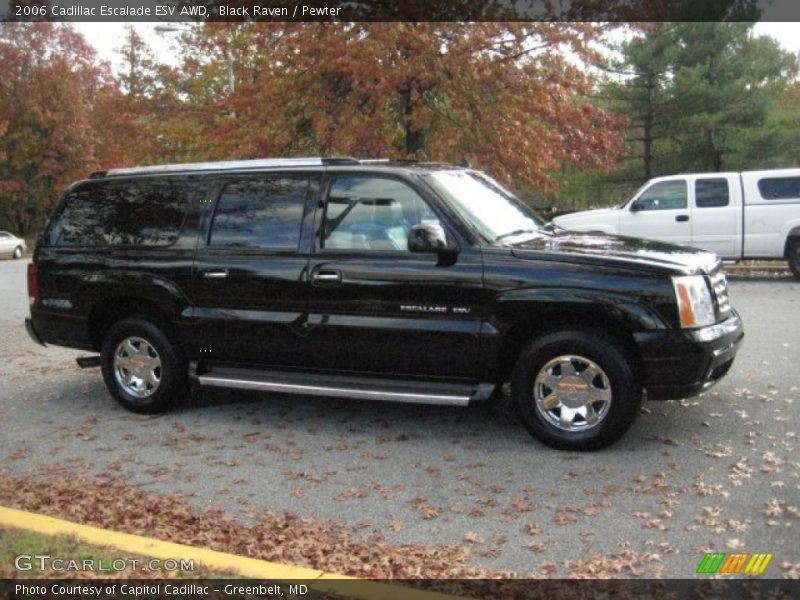 Black Raven / Pewter 2006 Cadillac Escalade ESV AWD