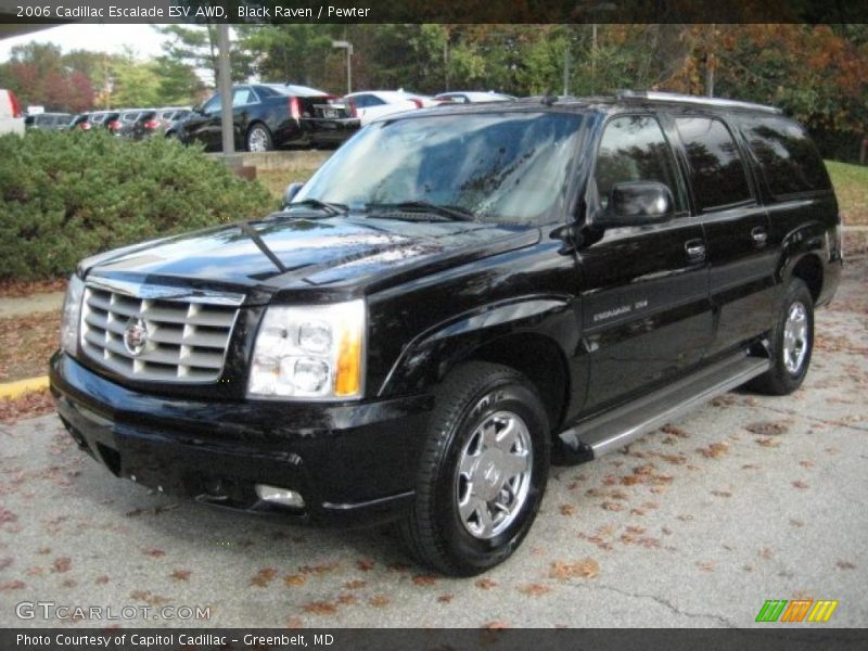 Black Raven / Pewter 2006 Cadillac Escalade ESV AWD