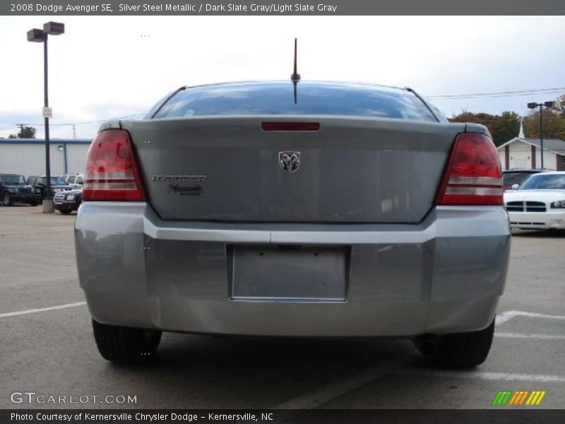 Silver Steel Metallic / Dark Slate Gray/Light Slate Gray 2008 Dodge Avenger SE