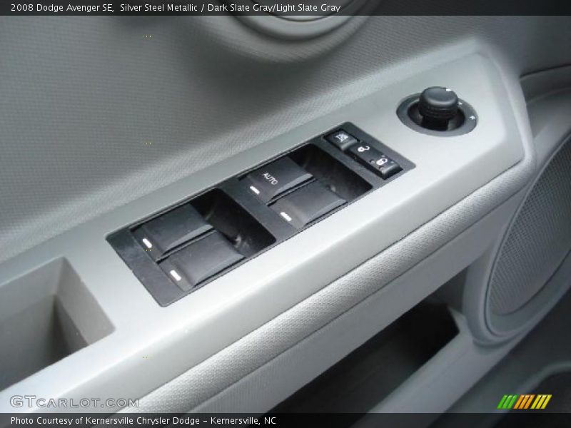 Silver Steel Metallic / Dark Slate Gray/Light Slate Gray 2008 Dodge Avenger SE