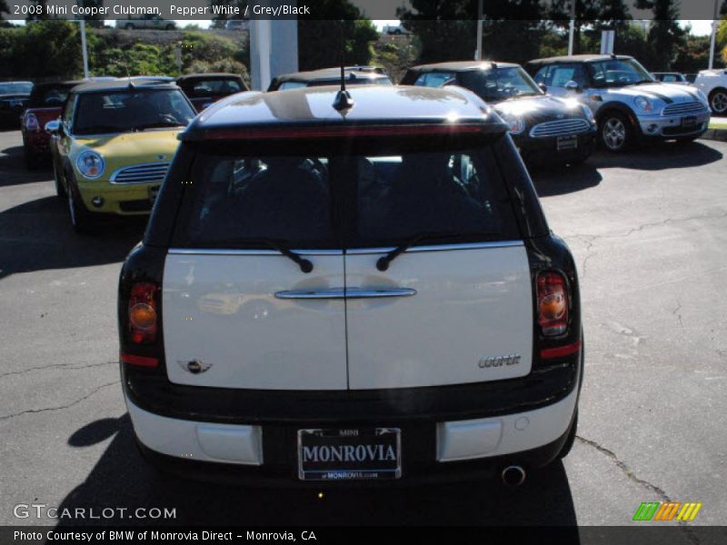 Pepper White / Grey/Black 2008 Mini Cooper Clubman