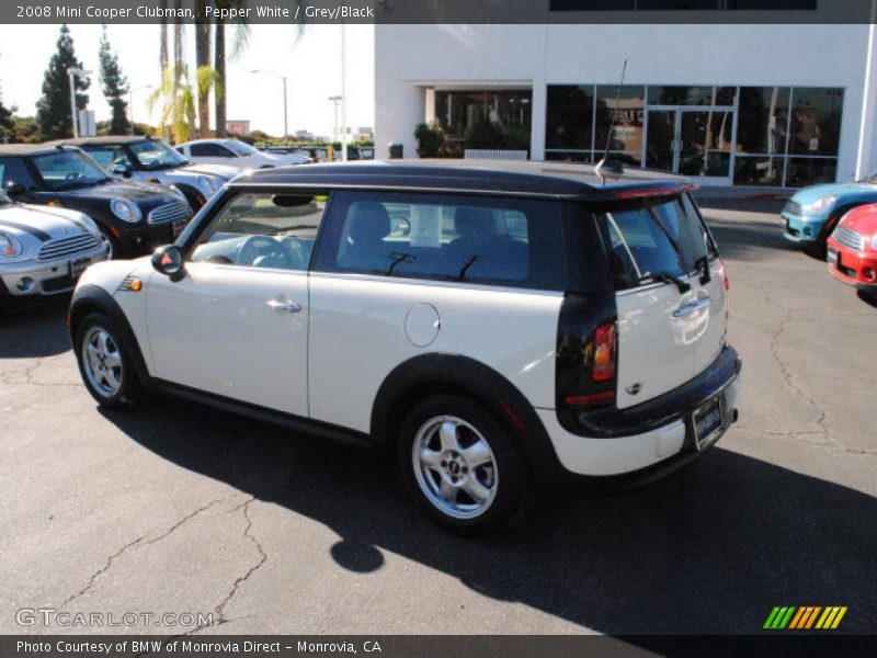Pepper White / Grey/Black 2008 Mini Cooper Clubman