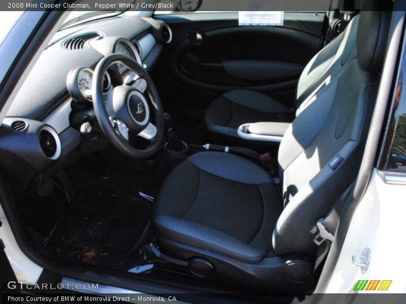 Pepper White / Grey/Black 2008 Mini Cooper Clubman