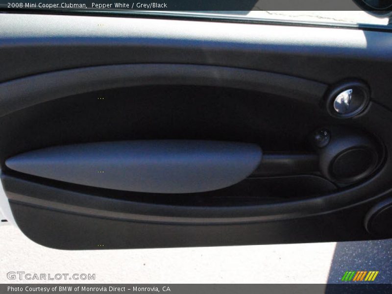 Pepper White / Grey/Black 2008 Mini Cooper Clubman