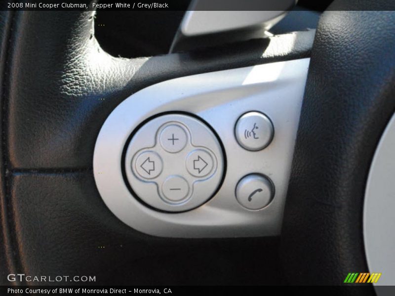 Pepper White / Grey/Black 2008 Mini Cooper Clubman