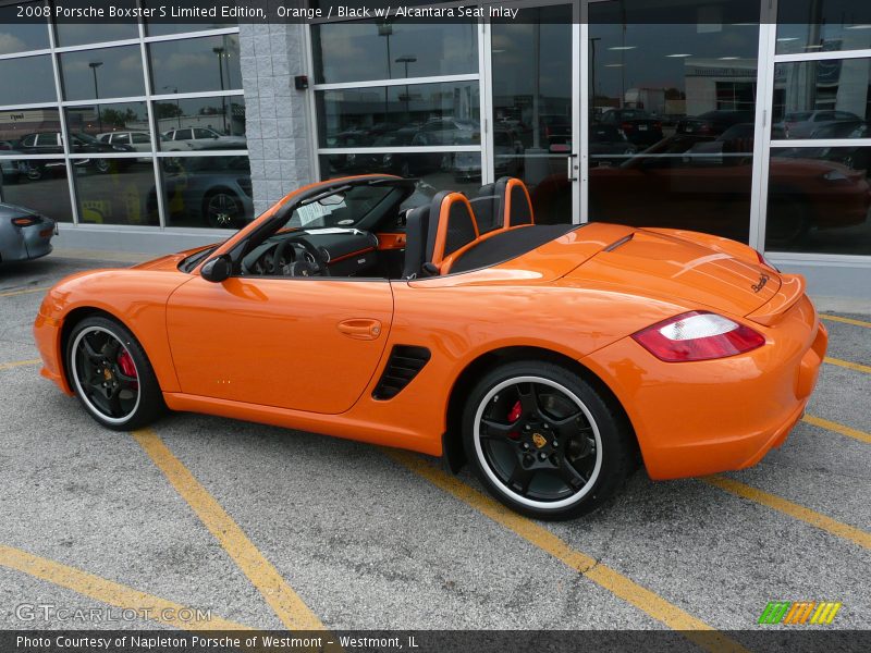 Orange / Black w/ Alcantara Seat Inlay 2008 Porsche Boxster S Limited Edition