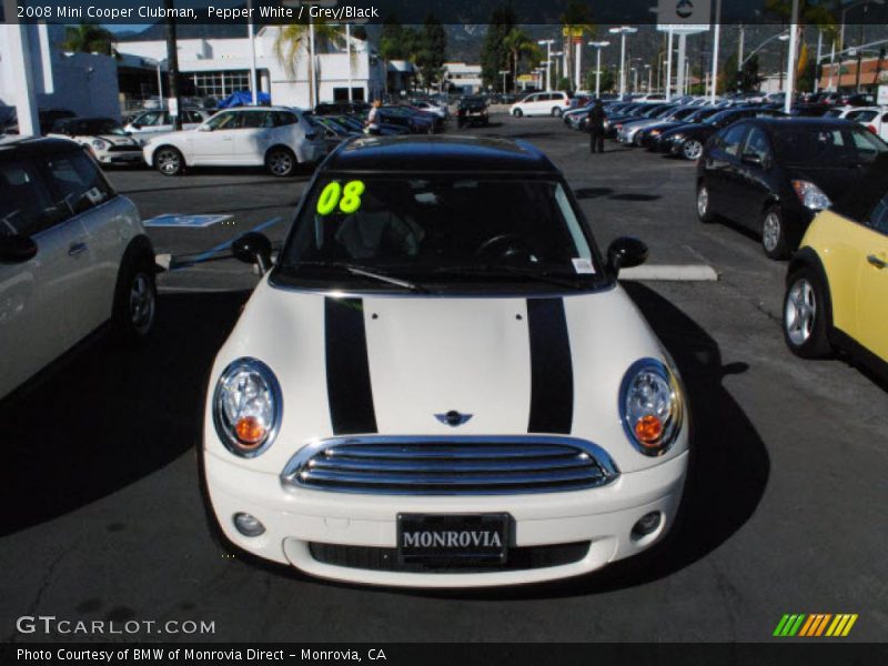 Pepper White / Grey/Black 2008 Mini Cooper Clubman