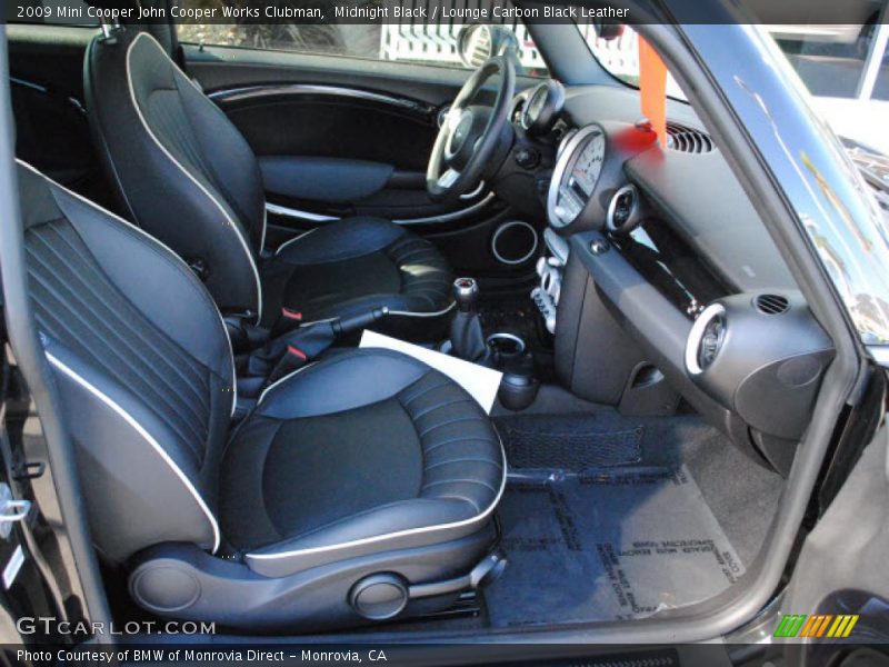  2009 Cooper John Cooper Works Clubman Lounge Carbon Black Leather Interior