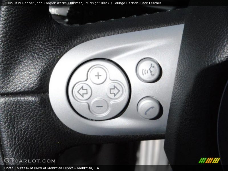 Midnight Black / Lounge Carbon Black Leather 2009 Mini Cooper John Cooper Works Clubman