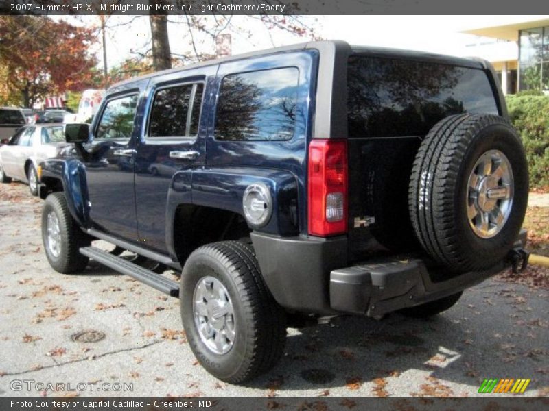Midnight Blue Metallic / Light Cashmere/Ebony 2007 Hummer H3 X