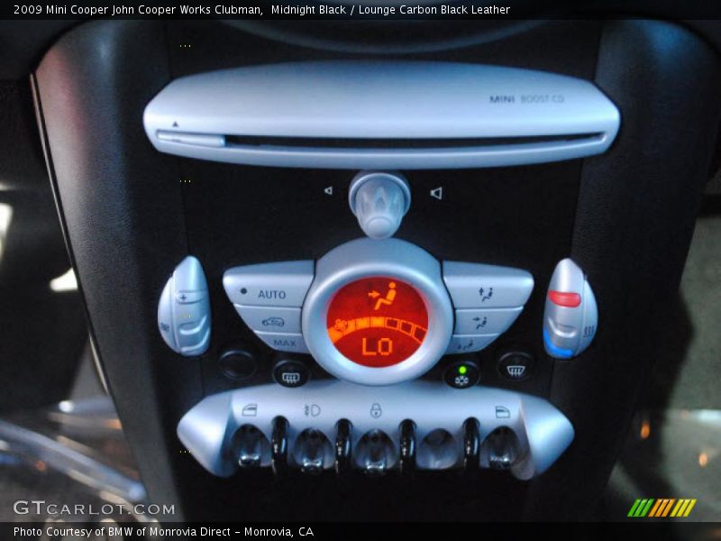 Controls of 2009 Cooper John Cooper Works Clubman