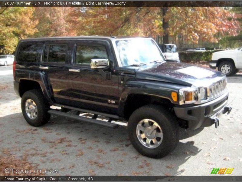 Midnight Blue Metallic / Light Cashmere/Ebony 2007 Hummer H3 X