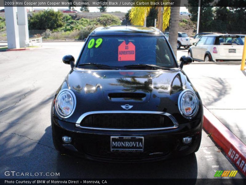 Midnight Black / Lounge Carbon Black Leather 2009 Mini Cooper John Cooper Works Clubman
