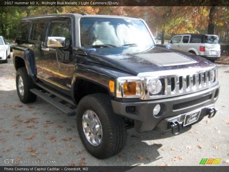Midnight Blue Metallic / Light Cashmere/Ebony 2007 Hummer H3 X