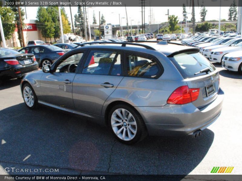 Space Grey Metallic / Black 2009 BMW 3 Series 328i Sport Wagon