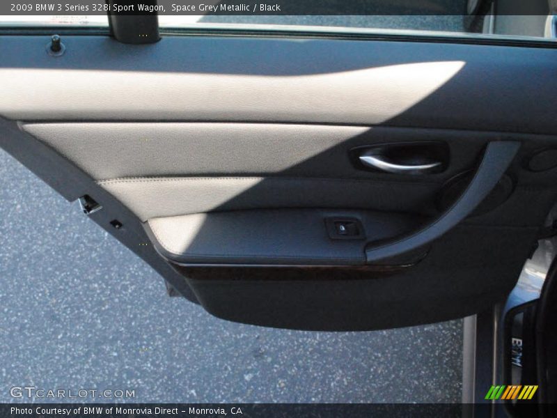 Space Grey Metallic / Black 2009 BMW 3 Series 328i Sport Wagon