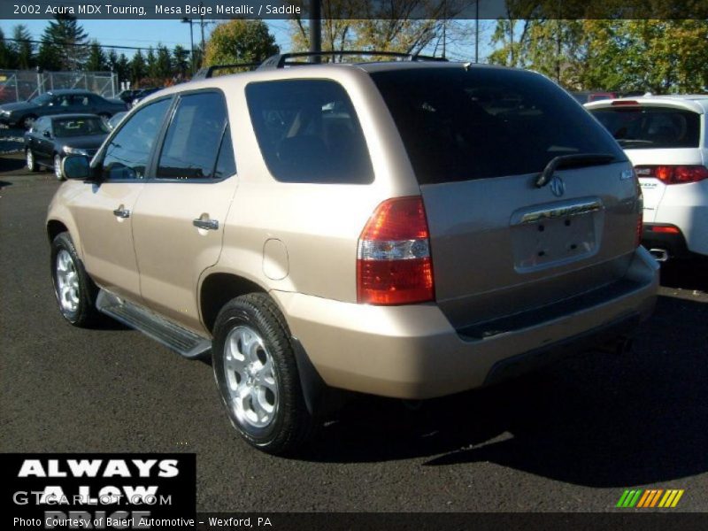 Mesa Beige Metallic / Saddle 2002 Acura MDX Touring