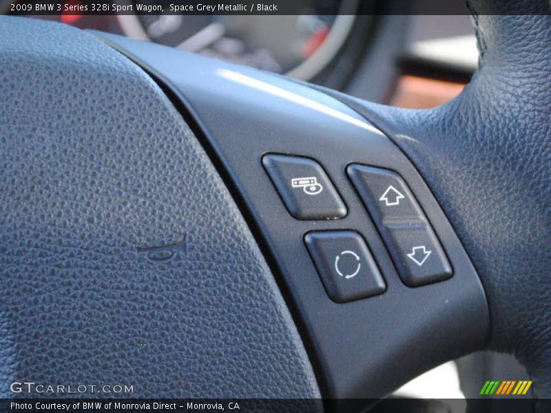 Space Grey Metallic / Black 2009 BMW 3 Series 328i Sport Wagon