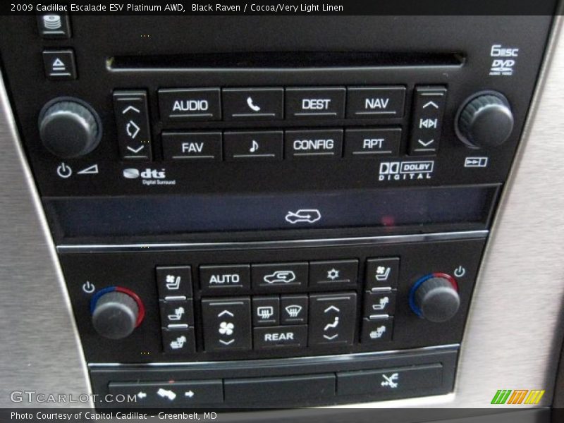 Controls of 2009 Escalade ESV Platinum AWD