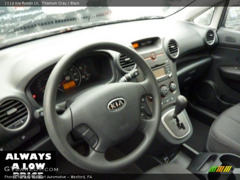 Titanium Gray / Black 2010 Kia Rondo LX