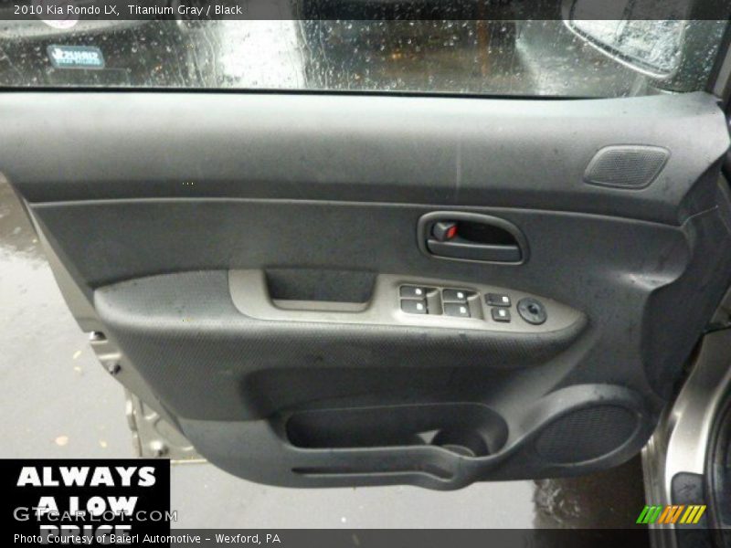 Titanium Gray / Black 2010 Kia Rondo LX