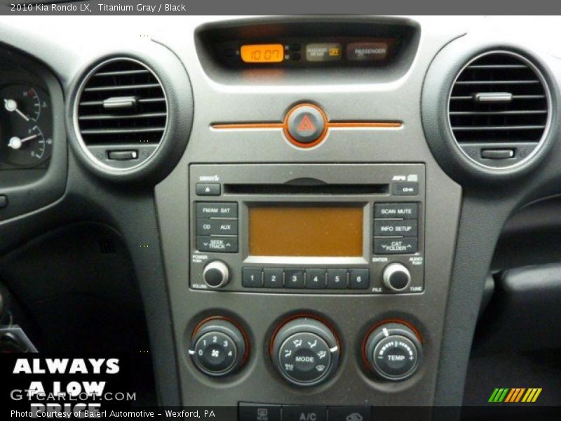 Titanium Gray / Black 2010 Kia Rondo LX