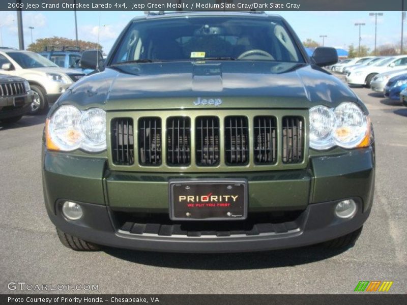 Jeep Green Metallic / Medium Slate Gray/Dark Slate Gray 2009 Jeep Grand Cherokee Laredo 4x4