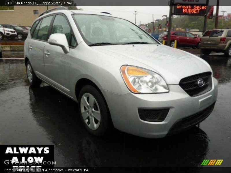 Bright Silver / Gray 2010 Kia Rondo LX