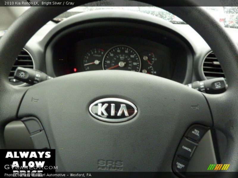 Bright Silver / Gray 2010 Kia Rondo LX