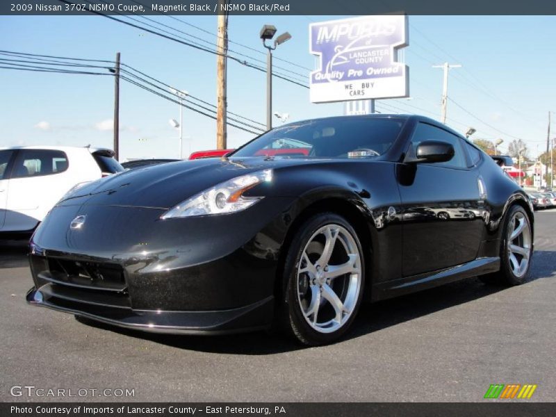 Magnetic Black / NISMO Black/Red 2009 Nissan 370Z NISMO Coupe