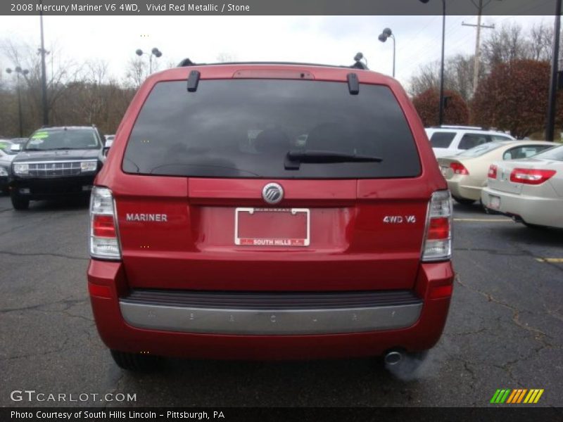 Vivid Red Metallic / Stone 2008 Mercury Mariner V6 4WD