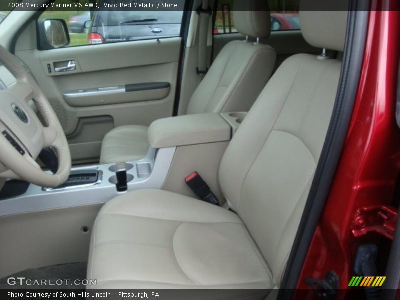 Vivid Red Metallic / Stone 2008 Mercury Mariner V6 4WD