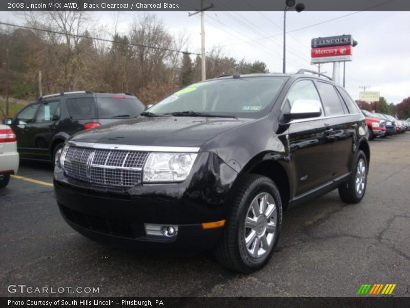 Black Clearcoat / Charcoal Black 2008 Lincoln MKX AWD