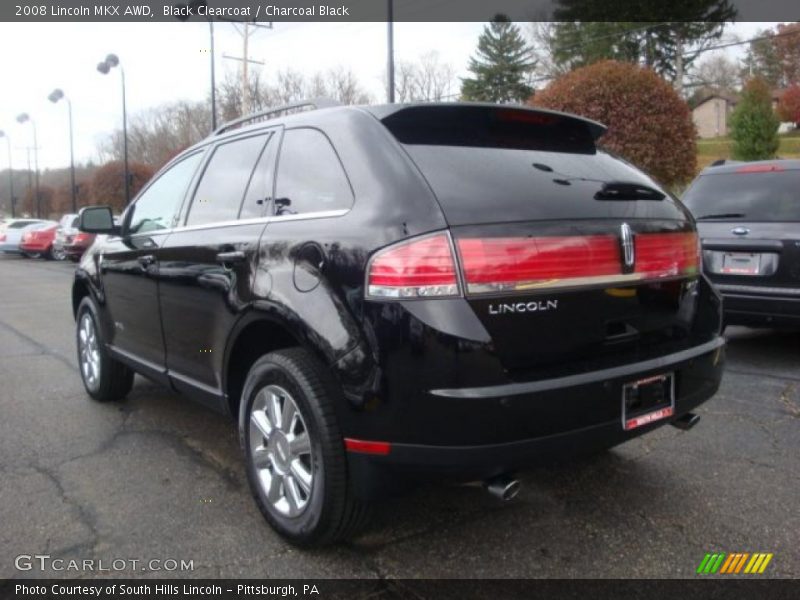 Black Clearcoat / Charcoal Black 2008 Lincoln MKX AWD