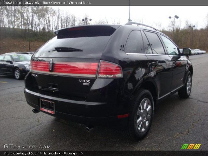 Black Clearcoat / Charcoal Black 2008 Lincoln MKX AWD