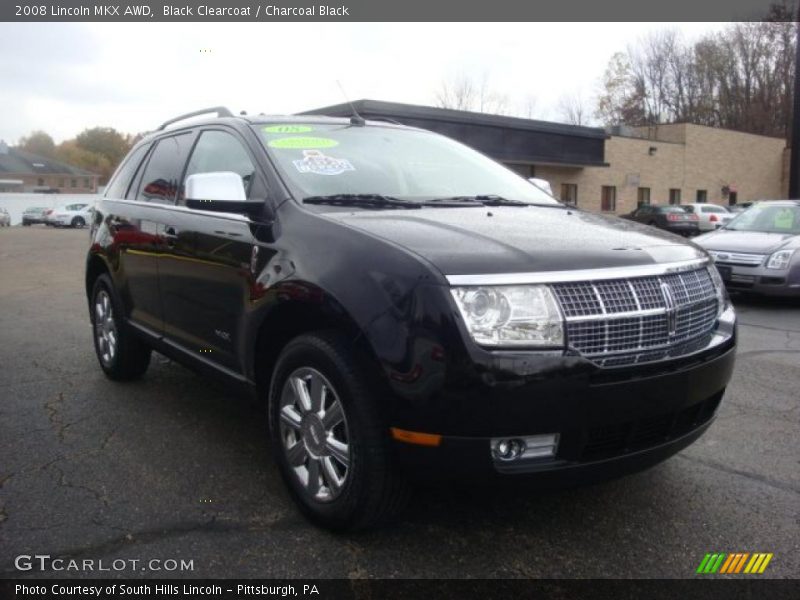 Black Clearcoat / Charcoal Black 2008 Lincoln MKX AWD