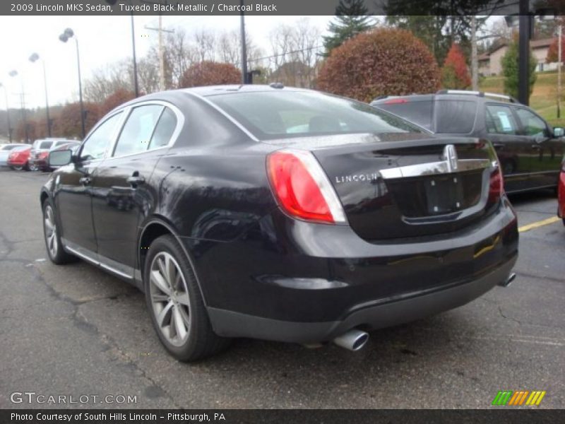 Tuxedo Black Metallic / Charcoal Black 2009 Lincoln MKS Sedan