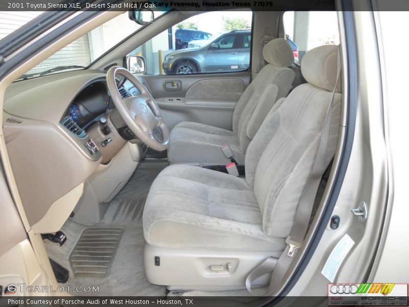 Desert Sand Mica / Oak 2001 Toyota Sienna XLE