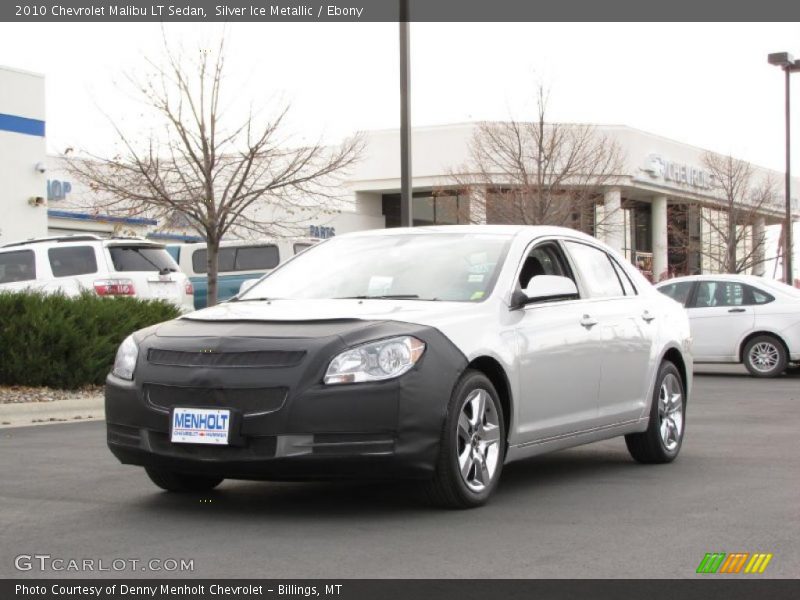 Silver Ice Metallic / Ebony 2010 Chevrolet Malibu LT Sedan