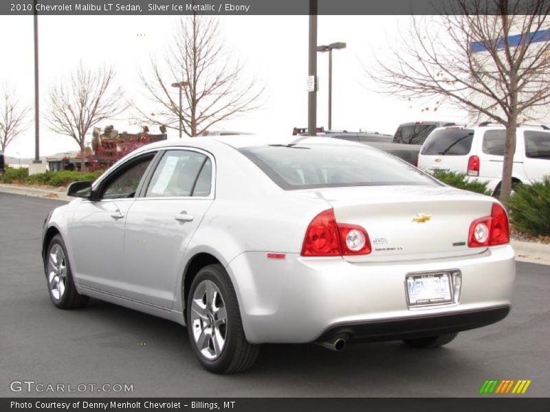 Silver Ice Metallic / Ebony 2010 Chevrolet Malibu LT Sedan
