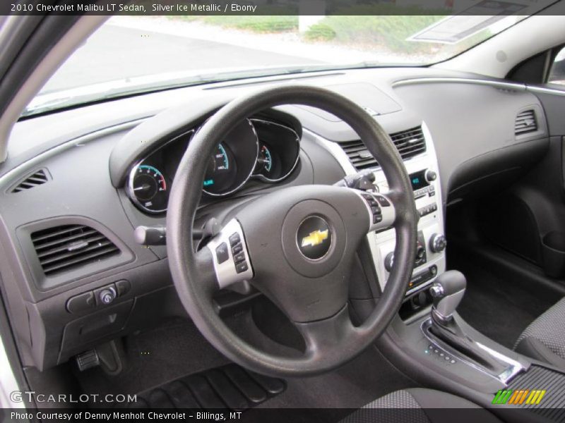 Silver Ice Metallic / Ebony 2010 Chevrolet Malibu LT Sedan