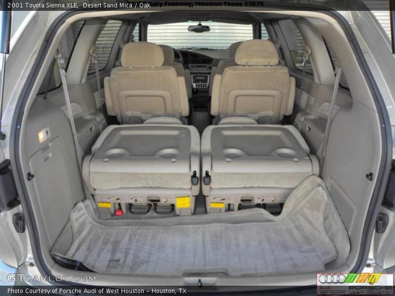 Desert Sand Mica / Oak 2001 Toyota Sienna XLE