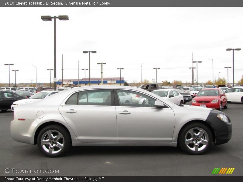 Silver Ice Metallic / Ebony 2010 Chevrolet Malibu LT Sedan