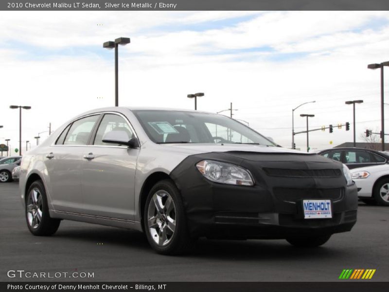 Silver Ice Metallic / Ebony 2010 Chevrolet Malibu LT Sedan